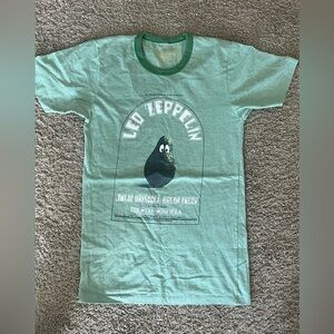 Led Zeppelin Green Graphic T-Shirt